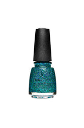 Glittered nail polish from China Glaze Nail Lacquer collection with 0.5-ounce bottle size